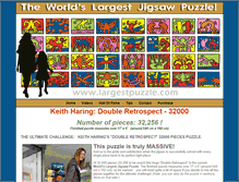 Tablet Screenshot of largestpuzzle.com